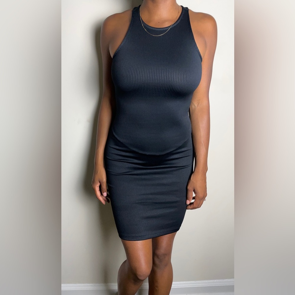 Divided Ribbed Dress